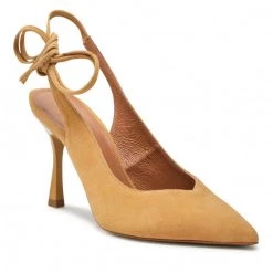 R.Polański Mules Et Sandales Sandales R.POLAŃSKI - 1421 Yellow Zamsz Jaune