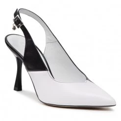 R.Polański Mules Et Sandales Sandales R.POLAŃSKI - 1443 Biały Polina Lico/Czarny Polina 550 Lico Blanc, Noir