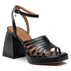 R.Polański Mules Et Sandales Sandales R.POLAŃSKI - 1457 Czarny Polina 550 Lico Noir