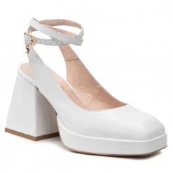 R.Polański Mules Et Sandales Sandales R.POLAŃSKI - 1491 Biały Polina Lico Blanc