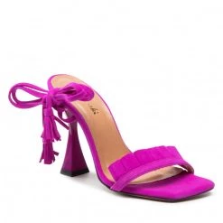 R.Polański Mules Et Sandales Sandales R.POLAŃSKI - 1324 Fuksja Zamsz Rose