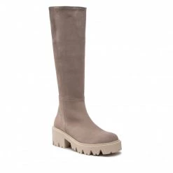 R.Polański Bottes Et Autres Bottes R.POLAŃSKI - 1408 Cappucino Zamsz Beige