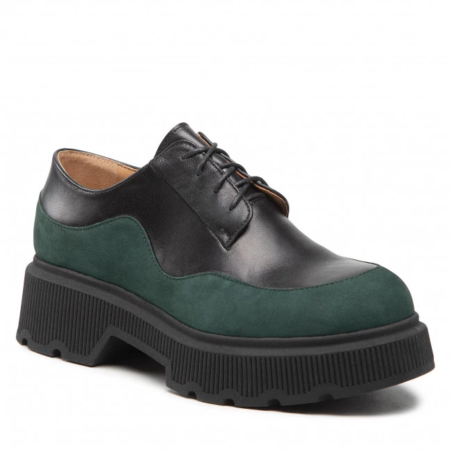 Chaussures Basses R.Polański - 1557 Czarny Lico/Zielony Nubuk Noir, Vert 1 Chaussures Basses R.Polański - 1557 Czarny Lico/Zielony Nubuk Noir, Vert