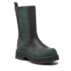 Bottes Et Autres Bottines Chelsea R.Polański - 1558 Czarny Lico/Zielony Nubuk Noir