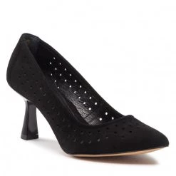 R.Polański Chaussures Basses R.POLAŃSKI - 1473 Czarny Zamsz Noir