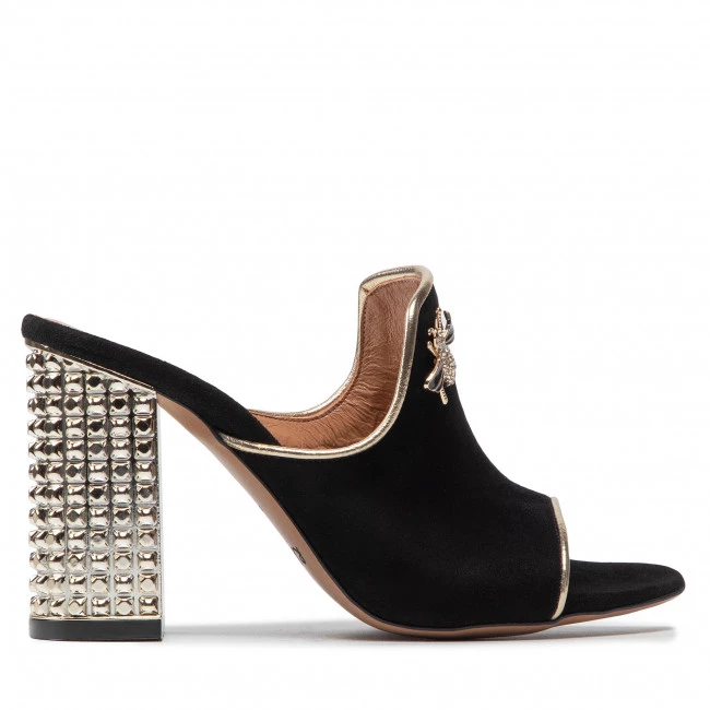 R.Polański Mules Et Sandales Mules / Sandales De Bain R.POLAŃSKI - 1007 Czarny Zamsz Noir 2 R.Polański Mules Et Sandales Mules / Sandales De Bain R.POLAŃSKI - 1007 Czarny Zamsz Noir – Image 2