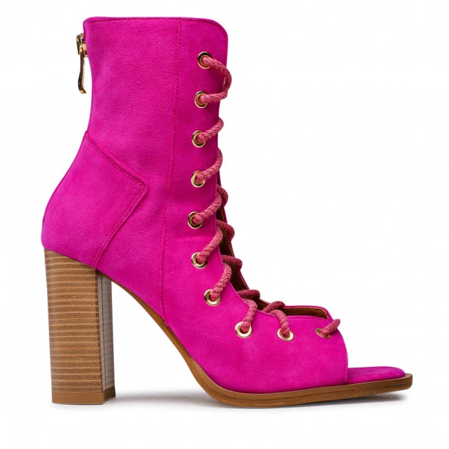 R.Polański Bottes Et Autres Bottines R.POLAŃSKI - 1406 Fuksja Zamsz Rose 2 R.Polański Bottes Et Autres Bottines R.POLAŃSKI - 1406 Fuksja Zamsz Rose – Image 2