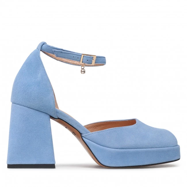 R.Polański Chaussures Basses R.POLAŃSKI - 1454 Błękitny Zamsz Bleu 2 R.Polański Chaussures Basses R.POLAŃSKI - 1454 Błękitny Zamsz Bleu – Image 2