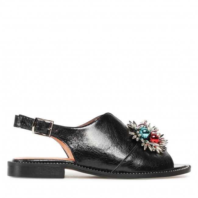 R.Polański Mules Et Sandales Sandales R.POLAŃSKI - 1438 Czarny Kryształ Noir 2 R.Polański Mules Et Sandales Sandales R.POLAŃSKI - 1438 Czarny Kryształ Noir – Image 2