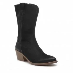 Bottes Et Autres Bottines R.Polański - 1420 Czarny Nubuk Noir