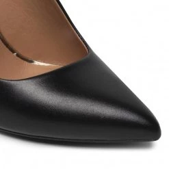 R.Polański Chaussures Basses Talons Aiguilles R.POLAŃSKI - 1040 Czarny Lico Noir -R.Polański Soldes Magasin 03 0000206711762 pa