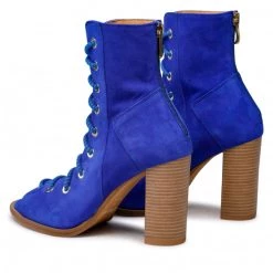 R.Polański Bottes Et Autres Bottines R.POLAŃSKI - 1406 Chaber Zamsz Bleu -R.Polański Soldes Magasin 03 0000300011782 rz