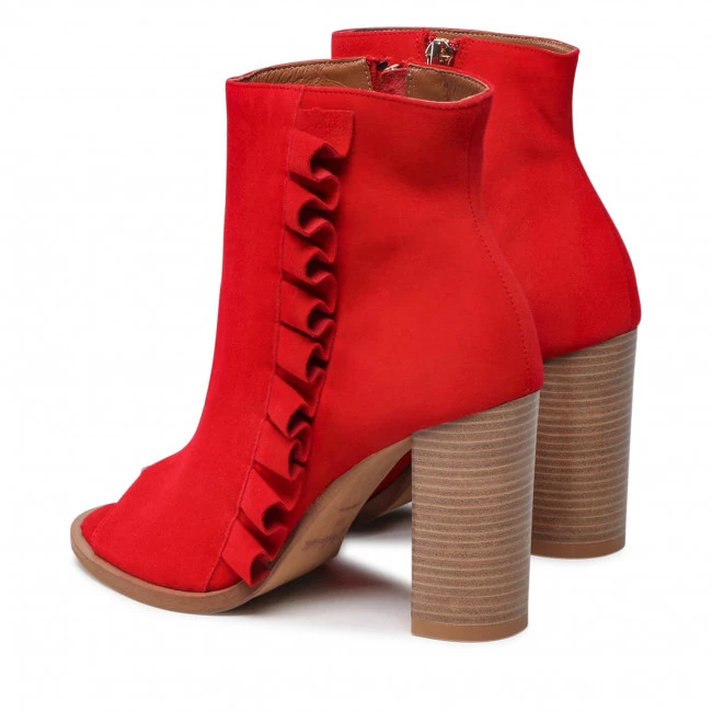 R.Polański Bottes Et Autres Bottines R.POLAŃSKI - 1413 Czerwony Zamsz Rouge 3 R.Polański Bottes Et Autres Bottines R.POLAŃSKI - 1413 Czerwony Zamsz Rouge – Image 3