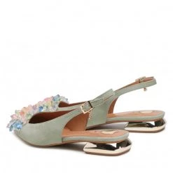 R.Polański Mules Et Sandales Sandales R.POLAŃSKI - 1015/L Mięta Zamsz Vert -R.Polański Soldes Magasin 03 0000300596524 rz