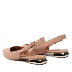 R.Polański Mules Et Sandales Sandales R.POLAŃSKI - 1017/L Beż Zamsz Marron -R.Polański Soldes Magasin 03 0000300597132 rz