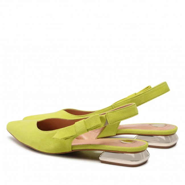 R.Polański Mules Et Sandales Sandales R.POLAŃSKI - 1017/L Limonka Zamsz Vert 3 R.Polański Mules Et Sandales Sandales R.POLAŃSKI - 1017/L Limonka Zamsz Vert – Image 3