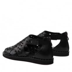 R.Polański Mules Et Sandales Sandales R.POLAŃSKI - 1468 Czarny Lico Noir -R.Polański Soldes Magasin 03 0000300704004 ki