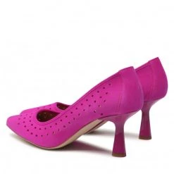 R.Polański Chaussures Basses R.POLAŃSKI - 1473 Fuksja Zamsz Rose -R.Polański Soldes Magasin 03 0000300705421 rz