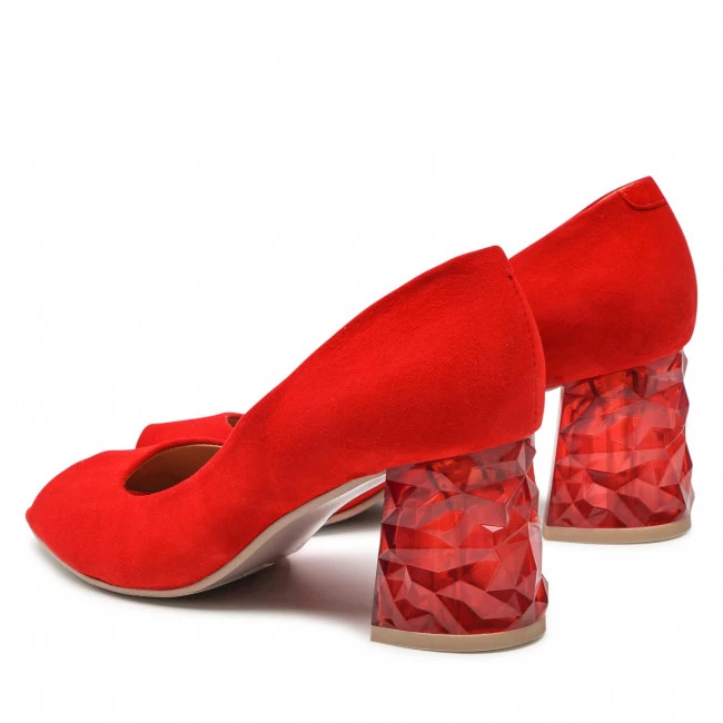 R.Polański Chaussures Basses R.POLAŃSKI - 1475 Czerwony Zamsz Rouge 3 R.Polański Chaussures Basses R.POLAŃSKI - 1475 Czerwony Zamsz Rouge – Image 3