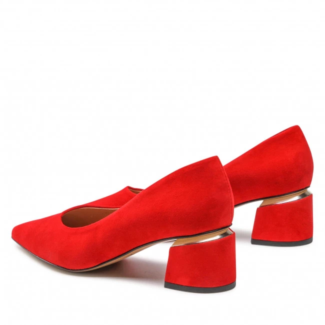 R.Polański Chaussures Basses R.POLAŃSKI - 1477 Czerwony Zamsz Rouge 3 R.Polański Chaussures Basses R.POLAŃSKI - 1477 Czerwony Zamsz Rouge – Image 3