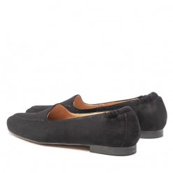 R.Polański Chaussures Basses R.POLAŃSKI - 1482 Czarny Zamsz Noir -R.Polański Soldes Magasin 03 0000300712214 mf