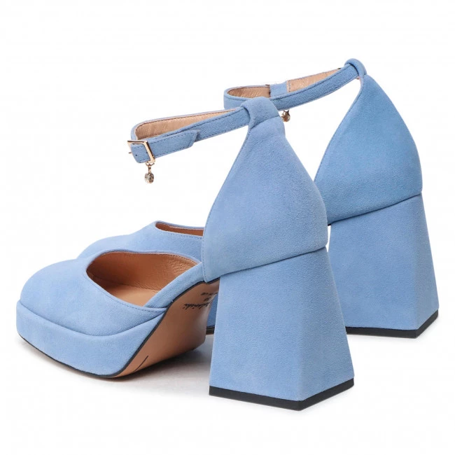 R.Polański Chaussures Basses R.POLAŃSKI - 1454 Błękitny Zamsz Bleu 3 R.Polański Chaussures Basses R.POLAŃSKI - 1454 Błękitny Zamsz Bleu – Image 3