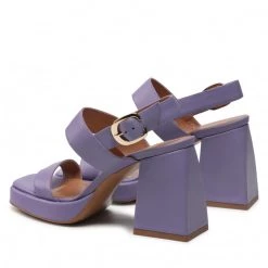 R.Polański Mules Et Sandales Sandales R.POLAŃSKI - 1451 Fioletowy Polina 288 Lico Violet -R.Polański Soldes Magasin 03 0000300718971 rz