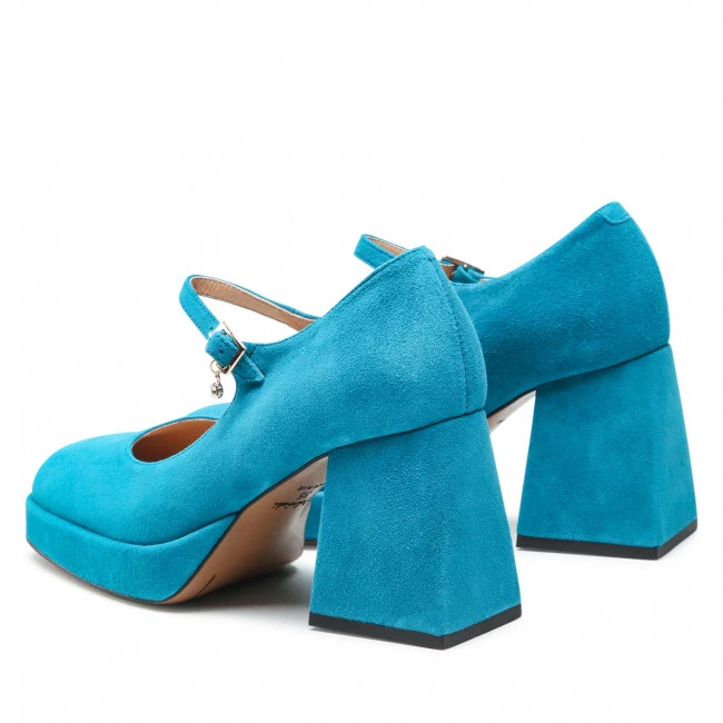 R.Polański Chaussures Basses R.POLAŃSKI - 1453 Turkusowy Zamsz Bleu 3 R.Polański Chaussures Basses R.POLAŃSKI - 1453 Turkusowy Zamsz Bleu – Image 3