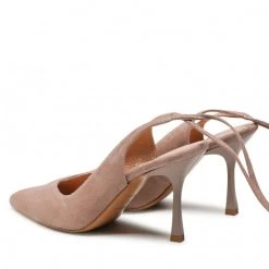 R.Polański Mules Et Sandales Sandales R.POLAŃSKI - 1421 Cappucino Zamsz Beige -R.Polański Soldes Magasin 03 0000300723142 rz