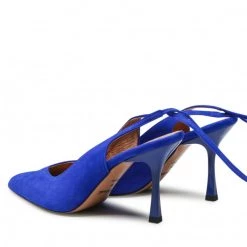 R.Polański Mules Et Sandales Sandales R.POLAŃSKI - 1421 Chaber Zamsz Bleu -R.Polański Soldes Magasin 03 0000300723869 rz