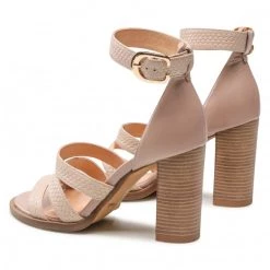 R.Polański Mules Et Sandales Sandales R.POLAŃSKI - 1452 Beżowy Lico/Różowy Lico Beige -R.Polański Soldes Magasin 03 0000300724644 rz