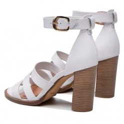 R.Polański Mules Et Sandales Sandales R.POLAŃSKI - 1452 Biały Polina Lico Blanc -R.Polański Soldes Magasin 03 0000300724972 is