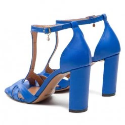 R.Polański Mules Et Sandales Sandales R.POLAŃSKI - 1489 Chaber Polina 561 Lico Bleu -R.Polański Soldes Magasin 03 0000300726655 bs