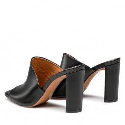 R.Polański Mules Et Sandales Mules / Sandales De Bain R.POLAŃSKI - 1490 Czarny Polina 550 Lico Noir -R.Polański Soldes Magasin 03 0000300728710 rz