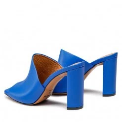 R.Polański Mules Et Sandales Mules / Sandales De Bain R.POLAŃSKI - 1490 Chaber Polina 561 Bleu -R.Polański Soldes Magasin 03 0000300728802 rz