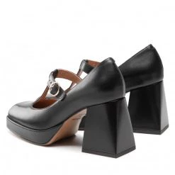 R.Polański Chaussures Basses R.POLAŃSKI - 1455 Czarny Polina 550 Lico Noir -R.Polański Soldes Magasin 03 0000300730362 st