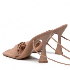 R.Polański Mules Et Sandales Sandales R.POLAŃSKI - 1324 Beżowy Zamsz Beige -R.Polański Soldes Magasin 03 0000300730768 mk