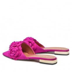 R.Polański Mules Et Sandales Mules / Sandales De Bain R.POLAŃSKI - 1281 Fuksja Zamsz Rose -R.Polański Soldes Magasin 03 0000300731833 rz