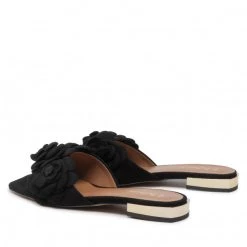 R.Polański Mules Et Sandales Mules / Sandales De Bain R.POLAŃSKI - 1281 Czarny Zamsz Noir -R.Polański Soldes Magasin 03 0000300731918 st