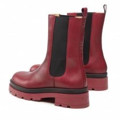 Bottes Et Autres Bottines Chelsea R.Polański - 1559 Bordowy Lico Bordeaux -R.Polański Soldes Magasin 03 0000301596257 ki