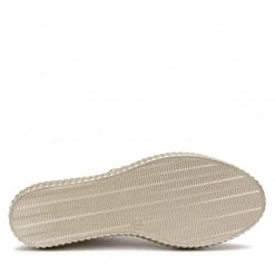 R.Polański Chaussures Basses Sneakers R.POLAŃSKI - 0959 Biały Lico Złoty Blanc -R.Polański Soldes Magasin 04 0000201292549 ks