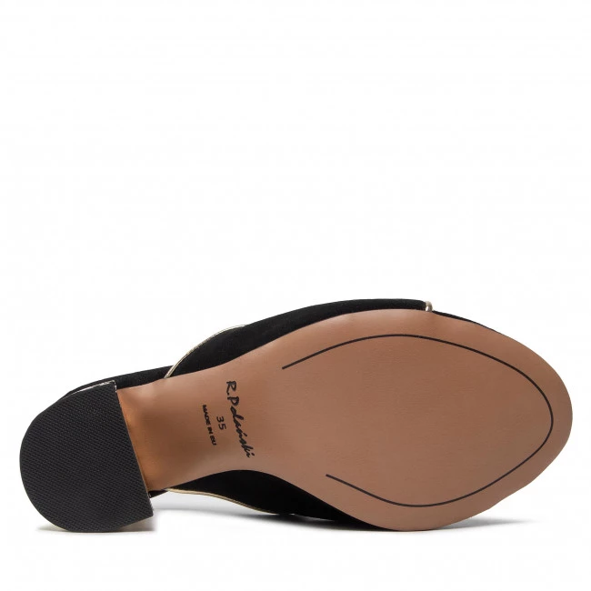 R.Polański Mules Et Sandales Mules / Sandales De Bain R.POLAŃSKI - 1007 Czarny Zamsz Noir 4 R.Polański Mules Et Sandales Mules / Sandales De Bain R.POLAŃSKI - 1007 Czarny Zamsz Noir – Image 4