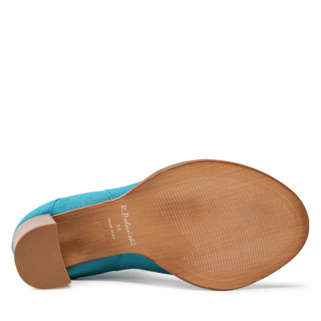 R.Polański Bottes Et Autres Bottines R.POLAŃSKI - 1406 Turkusowy Zamsz Bleu 4 R.Polański Bottes Et Autres Bottines R.POLAŃSKI - 1406 Turkusowy Zamsz Bleu – Image 4