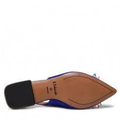 R.Polański Mules Et Sandales Sandales R.POLAŃSKI - 1015/L Chaber Zamsz Bleu -R.Polański Soldes Magasin 04 0000300595725 rz