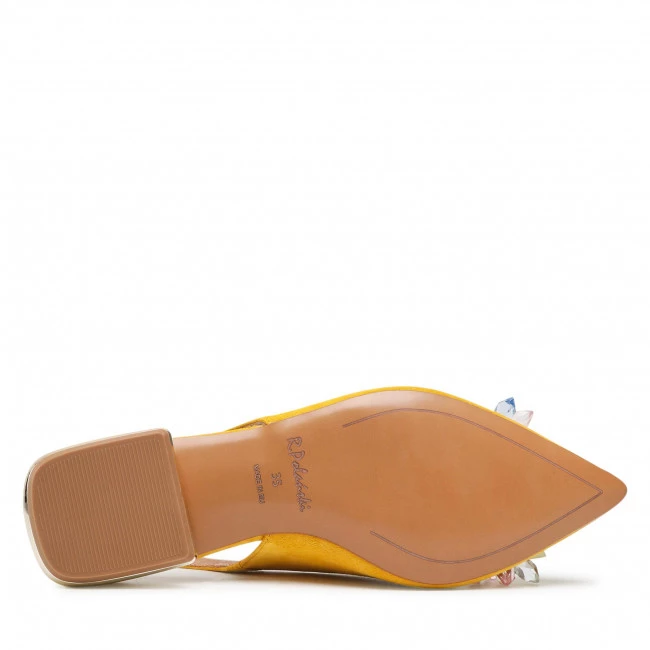 R.Polański Mules Et Sandales Sandales R.POLAŃSKI - 1015/L Żółty Zamsz Jaune 4 R.Polański Mules Et Sandales Sandales R.POLAŃSKI - 1015/L Żółty Zamsz Jaune – Image 4