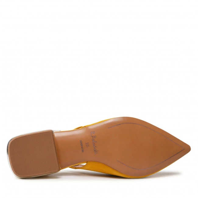 R.Polański Mules Et Sandales Sandales R.POLAŃSKI - 1017/L Żółty Zamsz Jaune 4 R.Polański Mules Et Sandales Sandales R.POLAŃSKI - 1017/L Żółty Zamsz Jaune – Image 4