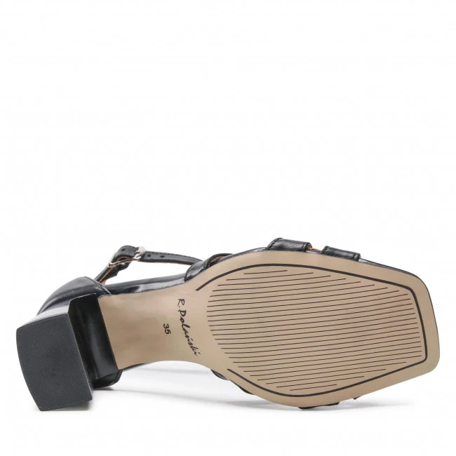 R.Polański Mules Et Sandales Sandales R.POLAŃSKI - 1472 Czarny Lico Noir 4 R.Polański Mules Et Sandales Sandales R.POLAŃSKI - 1472 Czarny Lico Noir – Image 4