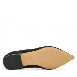 R.Polański Chaussures Basses Ballerines R.POLAŃSKI - 1474 Czarny Zamsz Noir -R.Polański Soldes Magasin 04 0000300706787 rz