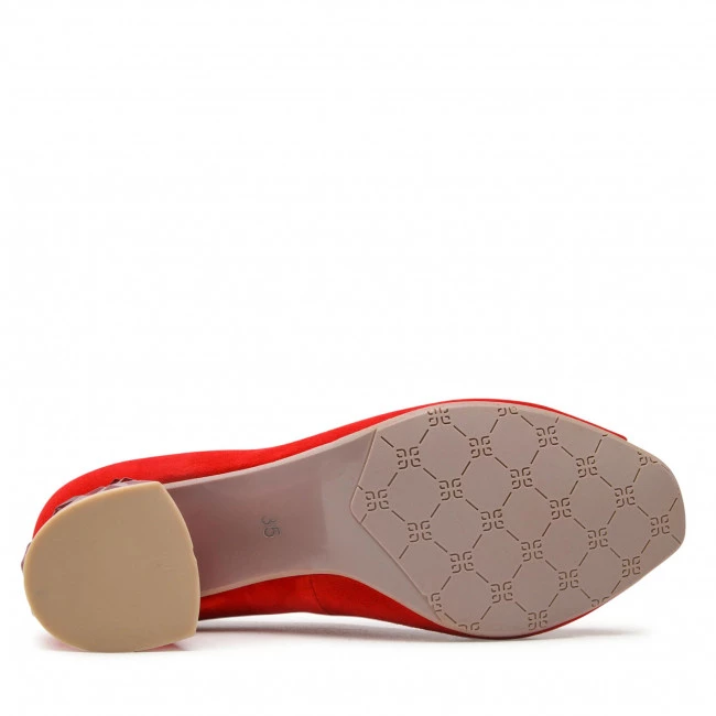 R.Polański Chaussures Basses R.POLAŃSKI - 1475 Czerwony Zamsz Rouge 4 R.Polański Chaussures Basses R.POLAŃSKI - 1475 Czerwony Zamsz Rouge – Image 4