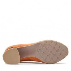 R.Polański Chaussures Basses R.POLAŃSKI - 1475 Rudy Zamsz Orange -R.Polański Soldes Magasin 04 0000300708040 rz